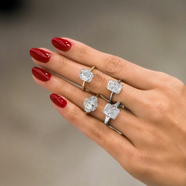 Solitaire vs. Three-Stone Engagement Rings