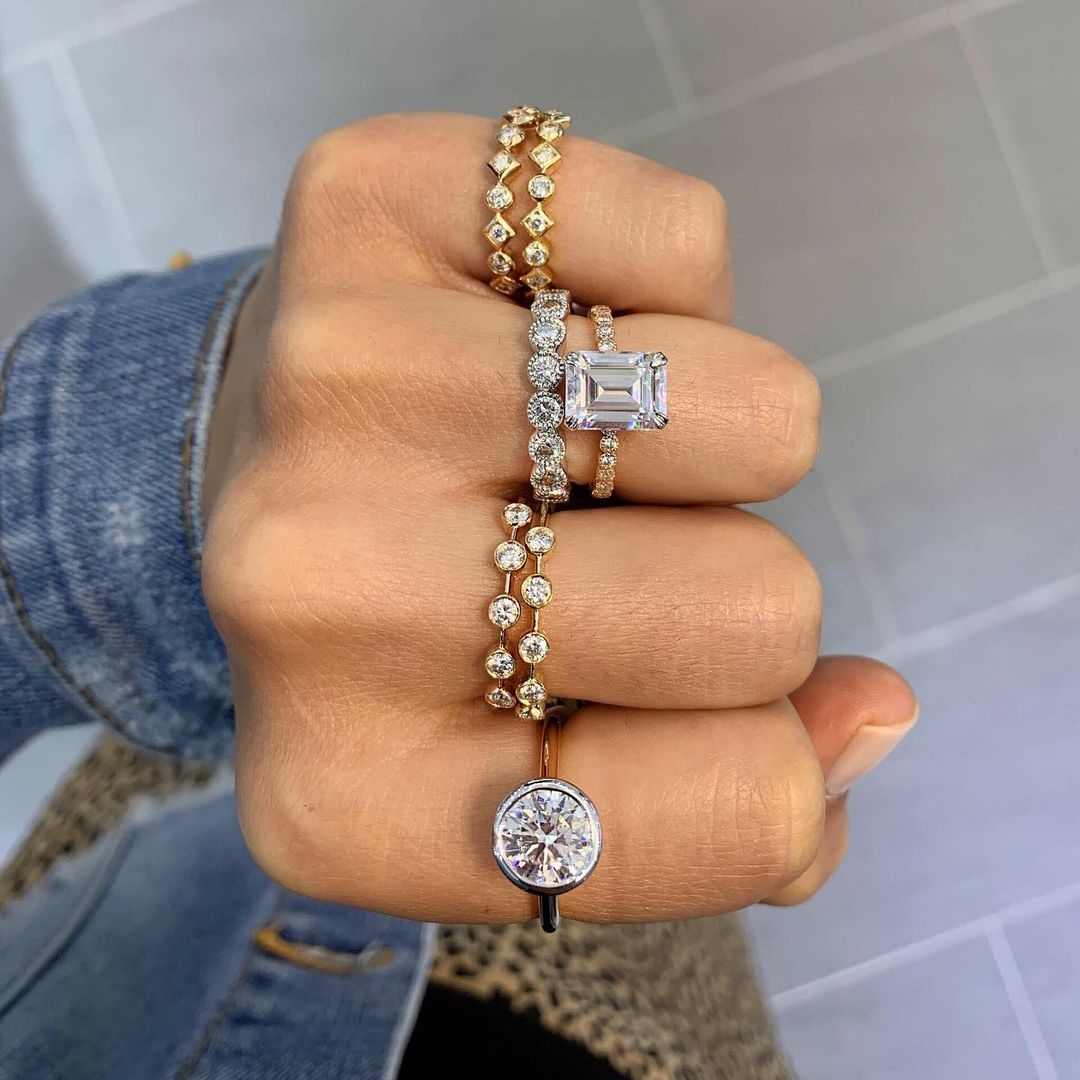 Geometric Bezel Band rg