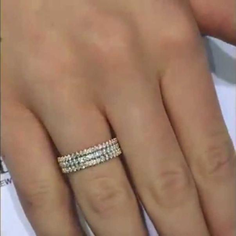 Thin Pave Eternity Bands