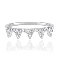 Pave Crown Ring