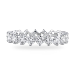 1.65 carat Round Diamond Compass-Set Eternity Band
