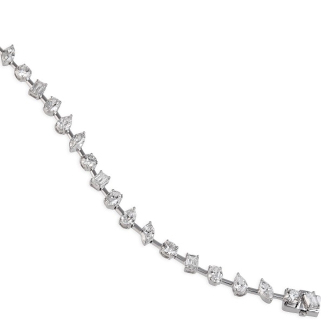 5.80 carat Multi Shape Lab Diamond Tennis Bracelet circle