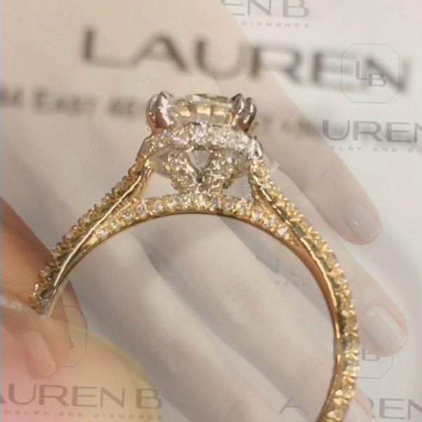 1.34 ct Round Diamond Two-Tone Ring