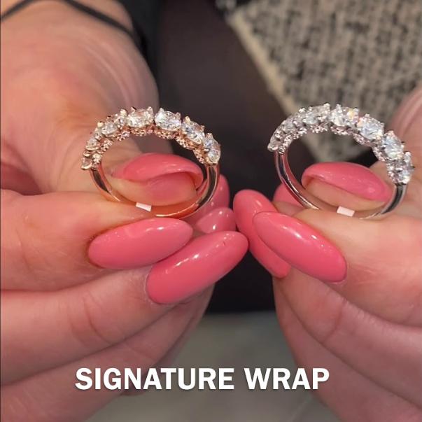 Seven-Stone Diamond Wedding Bands