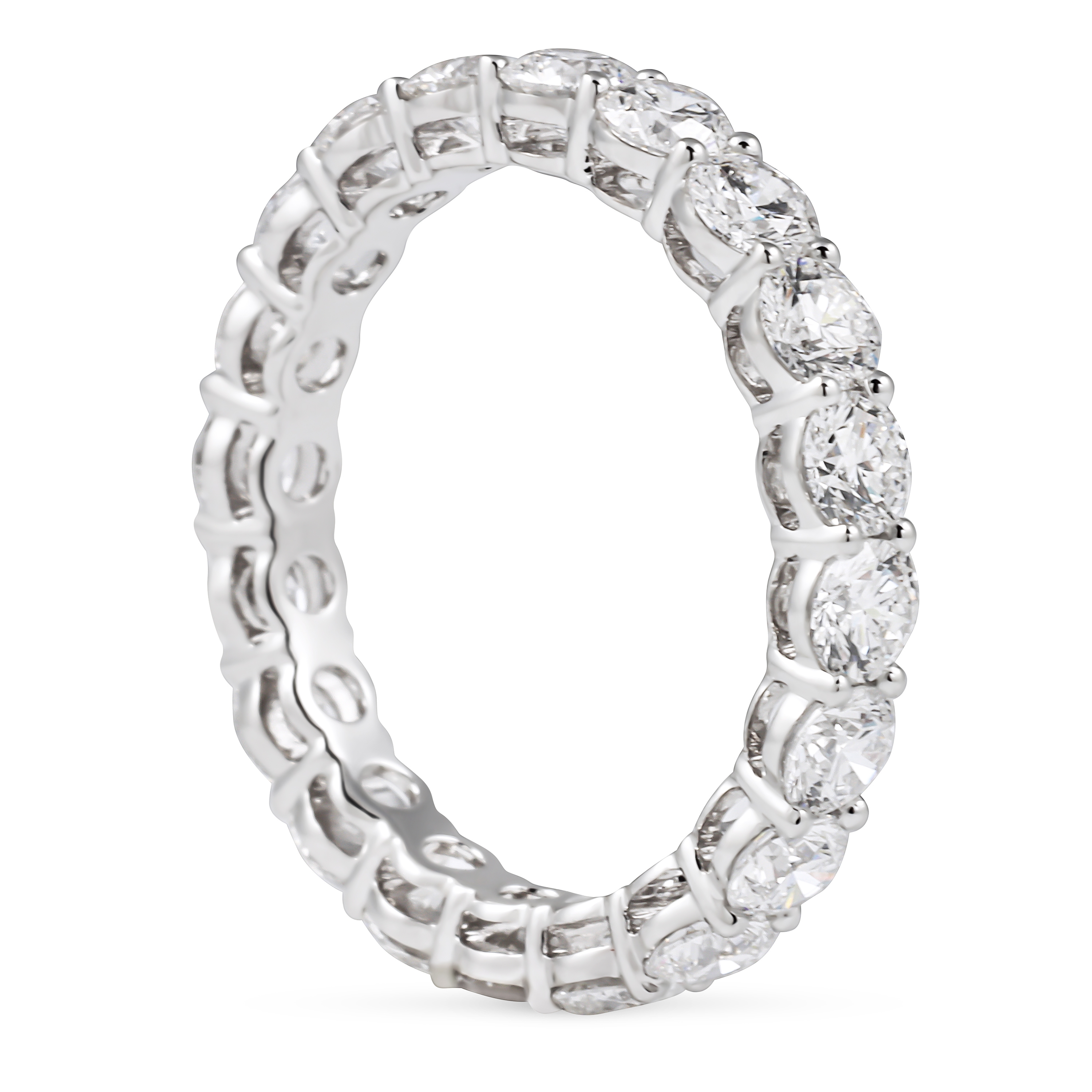 2.35 carat Round Lab Diamond Eternity Band yg
