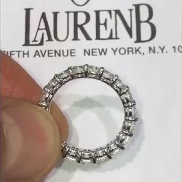 Round Eternity Band 3 ct Total